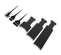 Tofficu 6pcs Hair Coloring Tools Set with Dual-sided Highlighting Board and Tint Brushes Hair Dye Kit for Home and Salon Use Hairdressing Supply and Foiling