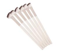 Tofficu 6pcs Half-fan Nose Contour Brush Set for Daily Makeup and Face Contouring, Precision Nose Shading with Nylon Bristles and Plastic Handle, Versatile Sculpting and Blending Tools