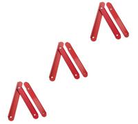 Tofficu 6pcs Heavy Duty Stepladder Hinge Replacement for Attic Ladder Ladder Stabiliser Legs Brackets Wall Outdoor