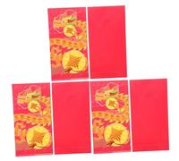 Tofficu 6pcs Lunar Year Red Envelopes Chinese Traditional Lucky Money Holder Bags with Festive Cultural Patterns for Giving and Celebrations