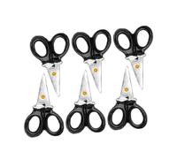Tofficu 6Pcs Miniature Scissor Charms DIY Scissors for Dollhouse Accessories Cute Craft Props for Miniature Landscapes Elegant Decorative Touch for Handicrafts