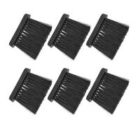 Tofficu 6pcs Replacement Brush Heads for Fireplace and Hearth Cleaning, Wood Burning Stove and Fire Pit Brush Accessories, Chimney Cleaning Tool Parts for Stove Maintenance