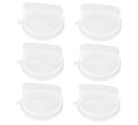 Tofficu 6pcs Replacement Microwave Control Knob Set D-shaped Timer Knob Handle for Oven and Range Electronic Timer Replacement