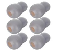 Tofficu 6pcs Replacement Stethoscope Ear Tips for Comfortable Fit and Enhanced Sound Isolation, Soft Pvc Material with Elastic Surface Structure, Suitable for Student Training and Daily