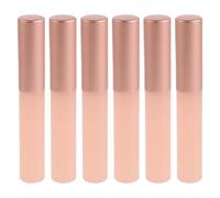 Tofficu 6pcs Silicone Lip Brush with Cap Soft Mini Portable Lip Applicator for Blending and Applying Lipstick Balm Travel-friendly Makeup Tool
