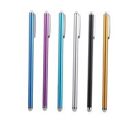 Tofficu 6pcs Stylus Pens for Touch Screens, Capacitive Stylus Pen Set with Copper Aluminium Alloy Body, Draw on Touch Screen Smoothly, Not Easy to Break Or Deform, for Phones Random Style