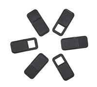 Tofficu 6Pcs Webcam Cover Slider Privacy Protection for Laptops Tablets Phones Ultra Thin Design Easy to Use Durable Material Black