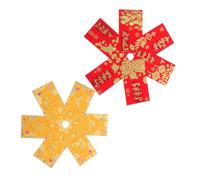Tofficu 72pcs Vietnamese Chinese New Year Red Packet Vietnamese Hong Bao Asian New Year Red Envelopes Lunar Festival Envelopes 2026 Lucky Money Packets Li Xi Paper Yellow