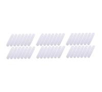 Tofficu 75 Pcs Transparent Frosted Pen Bags Plastic Pencil Storage Pouches Bulk Packaging for School Office Desktop Organization