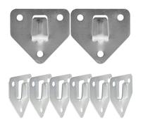 Tofficu 8 Pack Fire Extinguisher Wall Hook Bracket, Metal Mount Holder for Wall Installation, Fire Safety Accessories for Home Garage