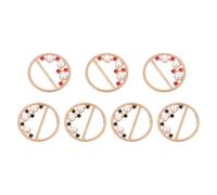 Tofficu 8 Pcs Clothes Buckles Corner Knot Buckles T-shirt Clips Zinc Alloy Practical Decorative Elegant Stylish Accessories for Home and Banquet