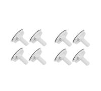 Tofficu 8 pcs Sink Tap Hole Covers Leak Decorative Sealing Plugs for Kitchen Basin Faucet Hole Caps Prevent Water Leakage and Easy to Install