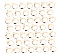 Tofficu 80Pcs Rose Gold Lever Back Earring Hooks Earwire for Jewelry Making DIY Craft Supplies with French Style Design