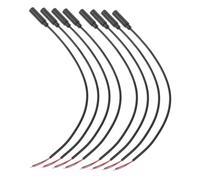 Tofficu 8Pcs Mono Female Jack to Bare Wire Audio Cable for Microphone Headphone Earphone Speaker Repair Durable Interference Sound Quality Cable