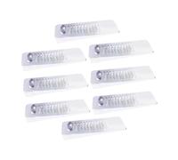 Tofficu 8pcs Multi-Functional PVC Furniture Leveling Shims for Tables and Doors Stackable Anti-Slip Pads for Uneven Floors Non-Slip Table Leg Pads and Door Stoppers Transparent