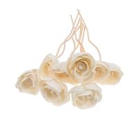 Tofficu 8pcs Wood Diffuser Stick Flower Shape Diffusion Rods Diffuser Refills Decoration Perfume Interior Decoration Bathroom Accessory