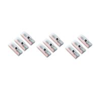 Tofficu 9pcs Cute Pencil Case Plastic Pencil Box for Boys and Girls Office Workers Stationery