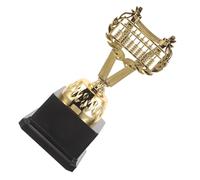 Tofficu Academic Math Trophy Cup Abacus, 7.7" Golden Plastic Student Arithmetic Competition Award for School Excellence, Sturdy Prize to Spark Enthusiasm in Academic Spaces
