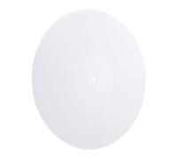 Tofficu Acrylic Record Mat White Turntable Platter Mat for Vinyl Record Protective Pad Home Use Turntable Accessory