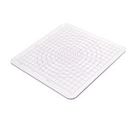 Tofficu Acrylic Washboard Polymer Clay Board DIY Clay Pressing Tools Square Round Corner Board Acrylic Sheet