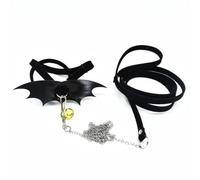 Tofficu Adjustable Turtle Leash with Wing Design Harness Rope for Tortoise and Reptile, Made of Velour and Stainless Steel, Anti-bite Training Harness for Outdoor Walking Control