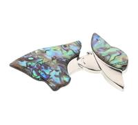 Tofficu Alloy Shell Lady Brooch Metal Teardrop Brooch Stylish Unique Design Craftsmanship Portable Easy to Pair Women Formal Occasions