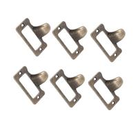 Tofficu Antique Name Card Pulling Handles Zinc Alloy Label Frame Drawer Pulls for Medicine Chest File Box Cabinet Easy Installation and Furniture Hardware