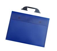 Tofficu Art Backpack Canvas Bag Portable Drawing Board Pouch with Handle for Artists Painters Students Organizer for Artwork Palettes Pens and Sketch Supplies Blue