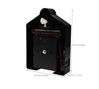 Tofficu Battery Operated Quartz Clock Movement Silent Replacement Mechanism for Vintage Cuckoo Clocks DIY Repair Parts with Pendulum for Living Bedroom Office