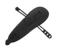 Tofficu Black Silicone Travel Case for Men, Shockproof and Compact Design Carrying Organizer for Electric and Manual Shavers, Suitable for Toiletries Bag and Travel