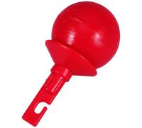 Tofficu Blind Cane Accessories Rolling Ball Hook Tip Red for Walking Stick Stability and Protection, Mobility Aid for Visually Impaired Users