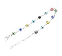 Tofficu Blue Evil Eye Bracelet for Women Metal Chain Wristband with Easy to Match Design, Unique and Timeless Style for Valentine's Day and Adding a Personal Touch Color