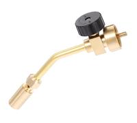 Tofficu Brass Pencil Flame Welding Torch Head Portable Gas Torch Accessory for Small Soldering Brazing Thawing and Heat Application Professional Welding Supply