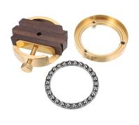Tofficu Brass Seal Carving Clamp 360° Rotation Double-Ended Engraving Bed for Stone Seal Crafting for DIY Stamp Making