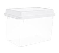 Tofficu Bread Storage Box with Airtight Seal, Fridge Leakproof Food Container for Kitchen and Refrigerator, Square Fresh-keeping Crisper Box