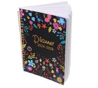 Tofficu Budget Planner Coil Notepad English Financial Planning Binder with Decorative Cover Lightweight Spiral Notebook for Cash Budgeting Daily Schedule Expense Tracking and Creative