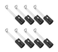 Tofficu Bulb Rooms Dining Arrangements Lighting and Elegant for Light 8pcs E14 Screw Socket Plastic Lamp Holder Pendant Light, Solid Material with Easy Maintenance