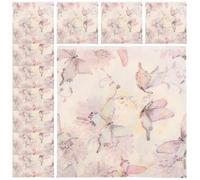Tofficu Butterfly Party Guest Napkins for Wedding Table Arrangement and Reception 40pcs 6.5x6.5 Inch Soft Disposable Paper Napkins Made from Wood Pulp with Elegant Romantic Design