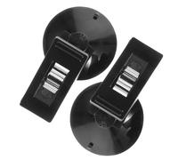 Tofficu Car Windscreen Parking Ticket Holder with Suction Cup, Portable Black Pvc and Abs Car Clip for Holding Glasses and Papers on Dashboard, for Travelling