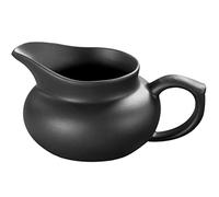 Tofficu Ceramic Milk Jug Syrup Dispenser Ceramic Gravy Sauce Boat Bell Creamers Hot Tea Pitcher Milk Frothing Jug Milk Pitcher Glass Tea Kettle Coffee Cup Heater Bell Shaped Ceramics