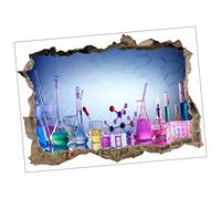 Tofficu Chemical Elements Wall Decal Science Themed Removable Wall Sticker for Classroom and Office Decor Easy Peel and Stick Mild Adhesive Adds Cozy Atmosphere and Unique Style
