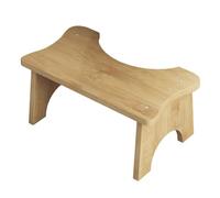 Tofficu Children’s Bamboo Toilet Stool Small Footstool Lightweight Kids Step Stool for Bathroom Potty Training Non-Slip Feet, Portable Household Support for Toddlers and Boys Girls