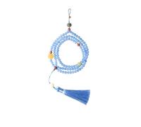 Tofficu Chinese Style Crystal Chain Phone Lanyard Long Cellphone Strap for Women Lightweight Neck Hanging Accessory for Keys USB and More