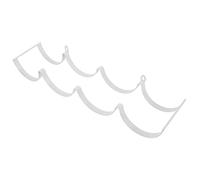 Tofficu Cloud Shaped Wall Mounted Paper Towel Holder Bathroom Toilet Roll Storage Rack with Smooth Edges Space Saving White Kitchen and Toilet Paper Organizer and Modern Design