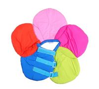 Tofficu Colorful 1 Pet Recovery Collar Flower Shape Neck Cone after Surgery for Cats Not Too Loose Cloth Polyester for Irritability