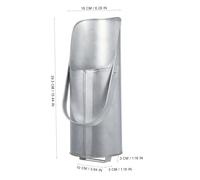 Tofficu Construction Site Concrete Filling Tool with Handle Metal Sand Filling Funnel for Quick Pouring Easy Operation Concrete Pouring Equipment for Building and Outdoor Use