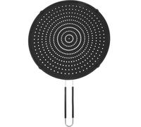 Tofficu Cooking Tool Frying Pan Oil Splatter Guard Silicone Non-Stick Handle Cover Splash Protection for Kitchen Use Random Colour