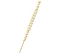 Tofficu Copper Acupunctures Point Probe Spring Loaded Acupressure Pen for Ear Seeds Acupunctures Auricular Therapy and Ear Point Detection Solid Tip 13.00Cm