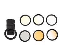 Tofficu Coral Filter for Phone Photography Lens Kit Including Sea Tank Filter Versatile Phone Lens Accessory for Removing Light for Underwater Scenes and Fish Tank Photography