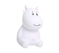 Tofficu Cow Shaped LED Night Light Battery Powered Bedside Lamp for Lovely Pink Cartoon Atmosphere Light for Bedroom Party Decoration Breastfeeding Companion